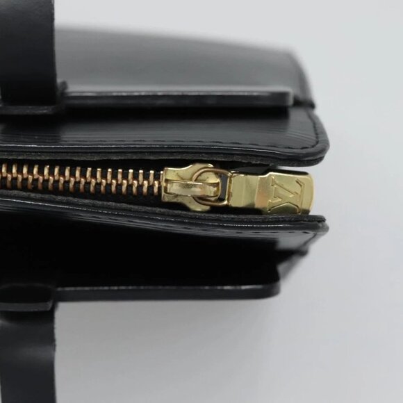 LOUIS VUITTON Epi Croisette PM Tote Bag Black - Picture 9 of 14